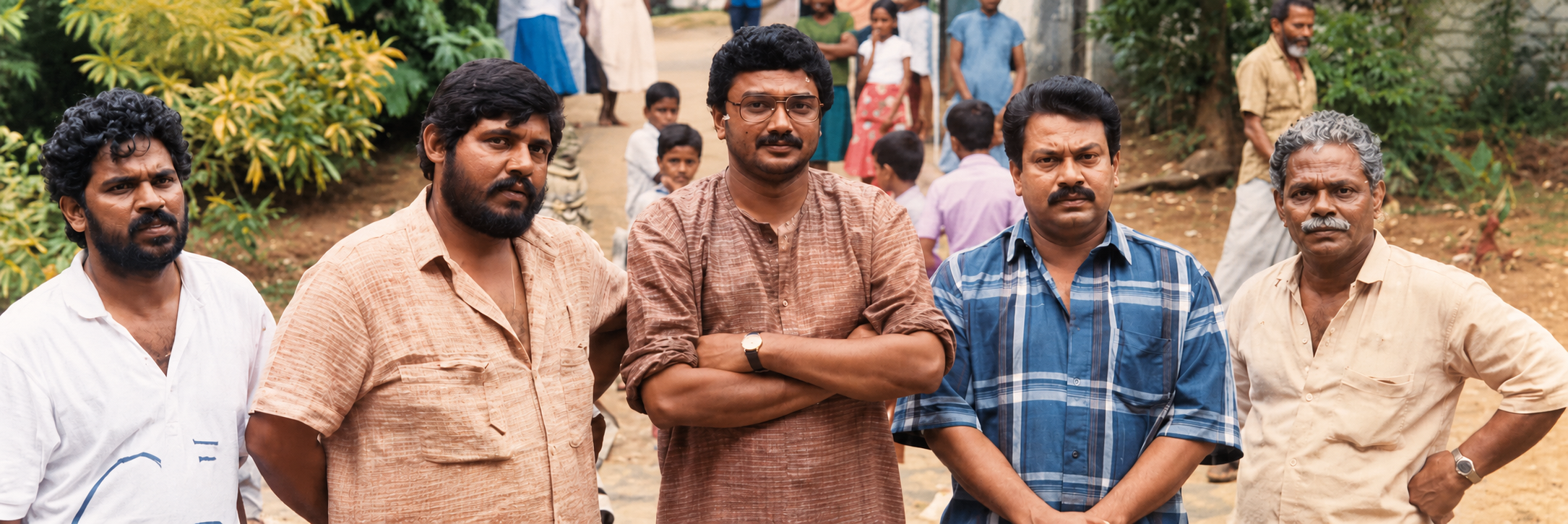 Outdoor Location with Jayaram & Co-stars